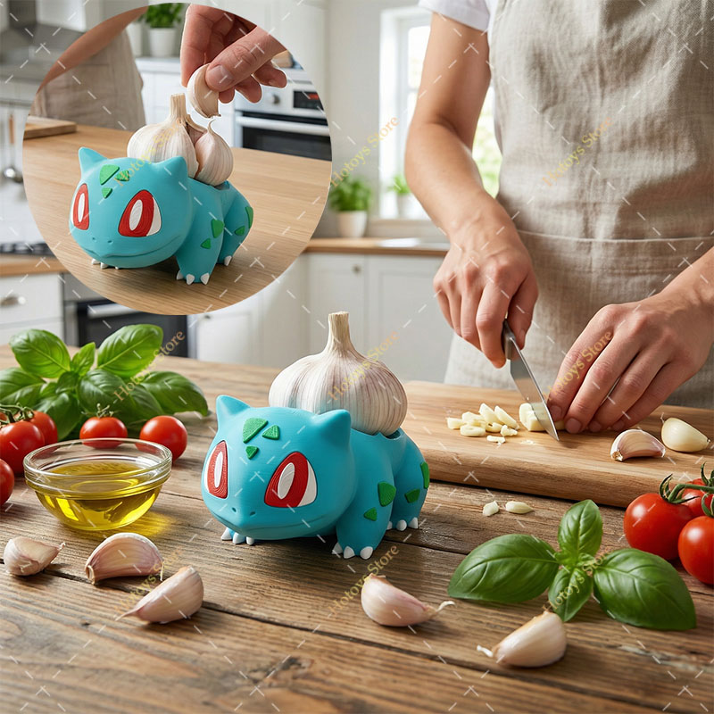 Funny Kitchen Gadgets Gifts - Modèle de jouet Pokémon Bulbasaur imprimé