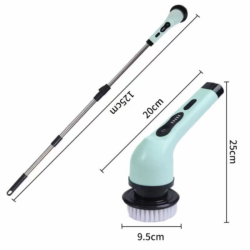 Kitchen Gadgets Electric - Brosse de nettoyage électrique 9-en-1, brosse