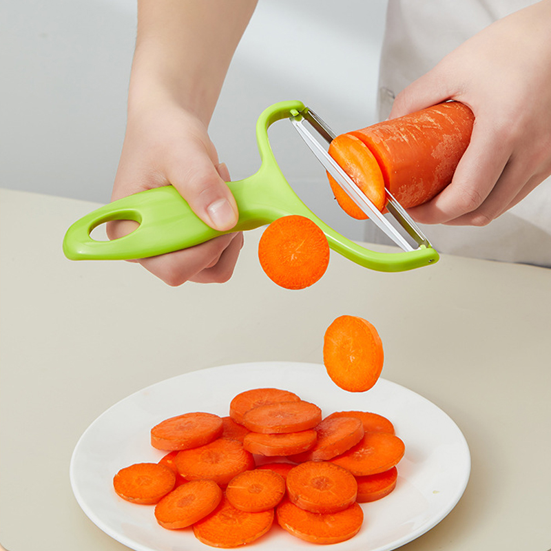Éplucheur de légumes et de fru - Household Kitchen Gadgets Vegetable Cutter Silk Cutter avis et prix