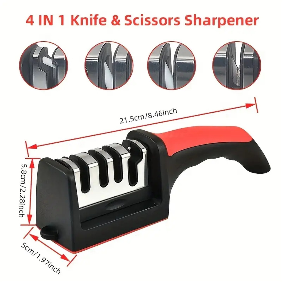 Aiguiseur de couteaux 3/4 segm - Kitchen Gadgets Needed avis et prix