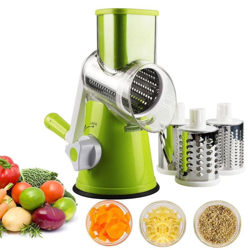 Râpe à fromage rotative manuel - Household Kitchen Gadgets Vegetable Cutter Silk Cutter avis et prix