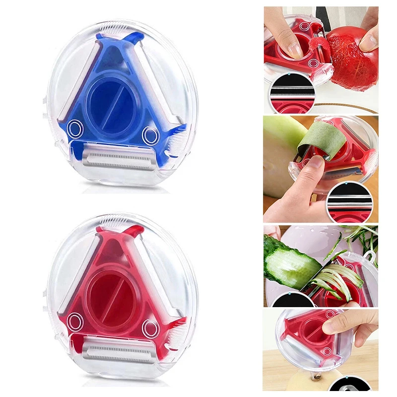 Lot de 1/3 Éplucheurs Magiques - Household Kitchen Gadgets Vegetable Cutter Silk Cutter avis et prix